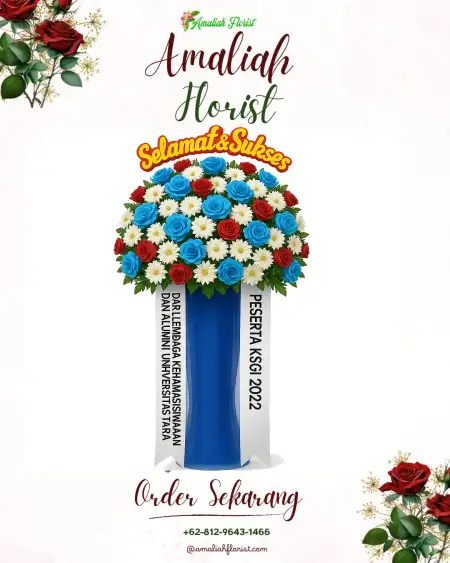 Standing Flowers Babah Rot