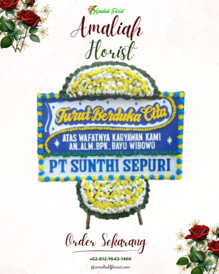 Papan Bunga Duka di Babah Rot