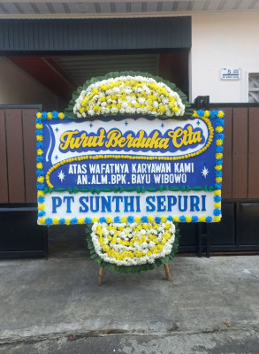 Papan Bunga Duka di Babah Rot