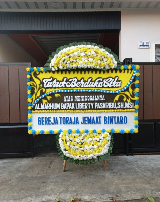 Papan Bunga Duka di Babah Rot