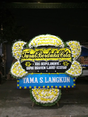 Papan Bunga Duka di Babah Rot